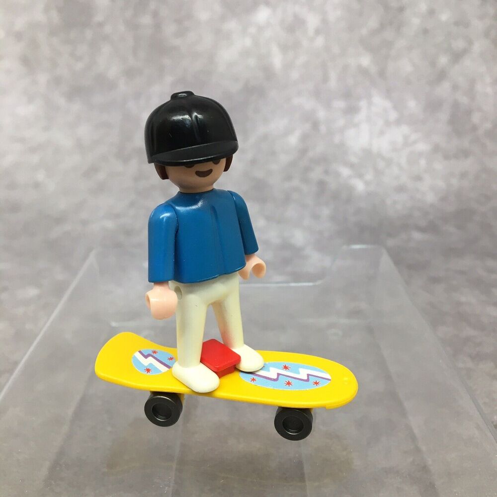Playmobil Little Boy & Skateboard